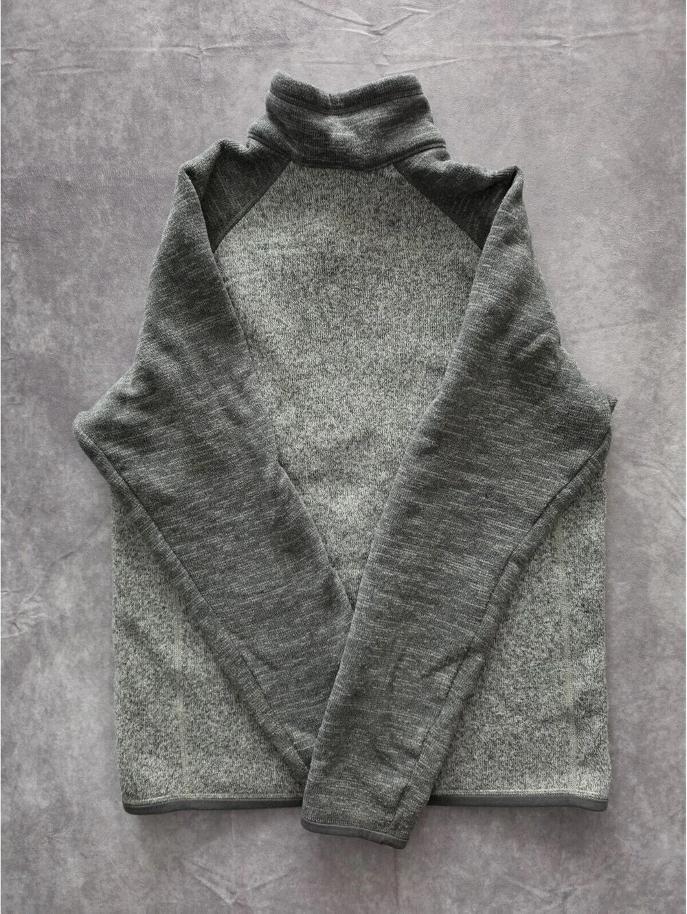 Patagonia Better Sweater 1/4 Zip Fleece Pullover Men's Medium Gray Hiking